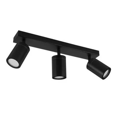 Obrázok produktu pre TENOR 3xGU10 3L BLACK IP44 čierna Struhm 04073 nástenné a stropné svietidlo