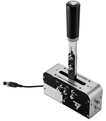Produktbild von Thrustmaster TSS Handbrake, Handbremse, PC, PlayStation 4, PlayStation 5, Xbox One, Xbox One S, Xbox One X, Xbox Series S, Xbox Series X, Analog / Digital, Kabelgebunden, USB, Schwarz, Silber