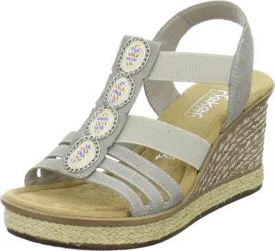 Produktbild von Rieker Keilsandaletten F 1/2 Damen 323736353832 Beige 42 EU