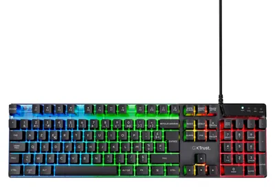 Productafbeelding van Trust Gaming GXT 835 Azor: Frans AZERTY gaming-toetsenbord met kabel en LED-verlichting