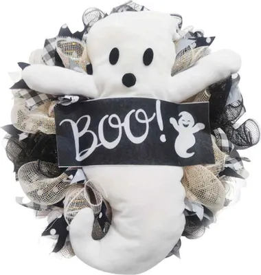 Produktbild von Türkranz Herbst,Geister Türkränze Halloween Wichtel Girlanden Herbstdeko Hängen Haustür Kranz Wandkranz Für Zimmer Garten Festival Party Indoor Outdoor Deko