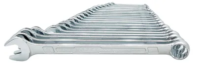 Produktbild von Ring-Maulschlüssel-Satz 600N/21, 21-teilig (verchromt)