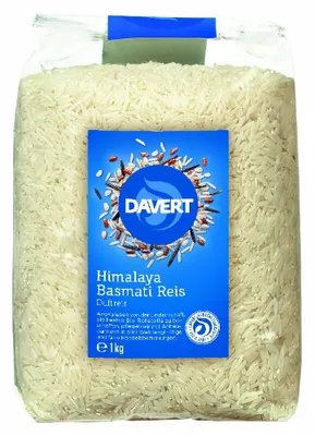 Zdjęcie produktu dla Himalajski pachnący ryż Basmati - długoziarnisty biały 1 kg