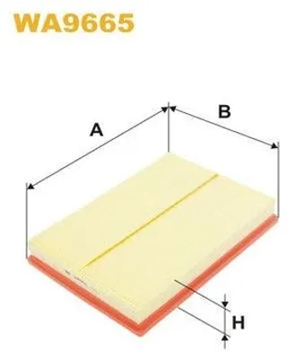 Immagine prodotto di Filtro aria (2010-8541) compatibile con Fiat