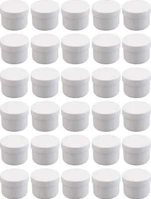 Produktbild von 30 Salbendosen, Cremedosen 35ml flach - hergestellt in Deutschland