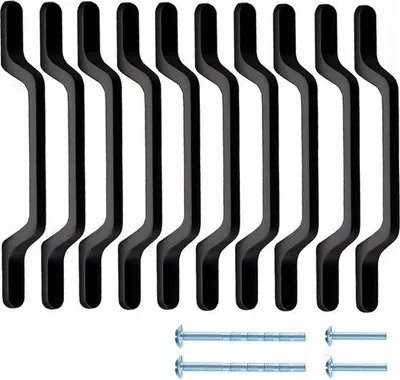 Produktbild von Schwarze Matt-Griffe, 160 mm, für Schränke und Schubladen