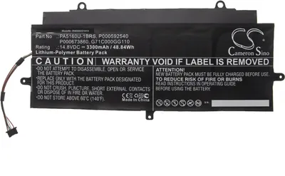 Produktbild von vhbw Akku kompatibel mit Toshiba Satellite PSPMHA-01300L, PSKM2A-008005, PSKM2A-009005, PSKM2A-00G005 Notebook (3300 mAh, 14,8 V, Li-Polymer)