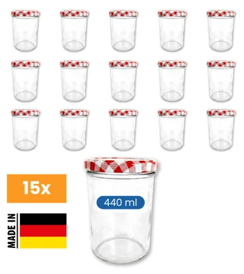 Produktbild von 15er Marmeladenglas 440 ml EUROHOME®