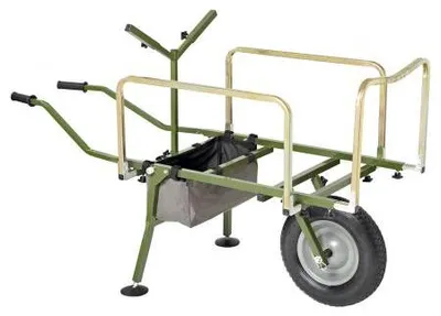 Produktbild von Trolley Easy Rover mit zentriertem Laufrad, Luftbereifung, zusammenklappbar, 150 kg Tragkraft, 93x84 cm Transportfläche
