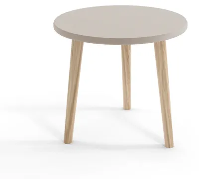 Produktbild von Runder Couchtisch NILSA – Kaschmir/Braun