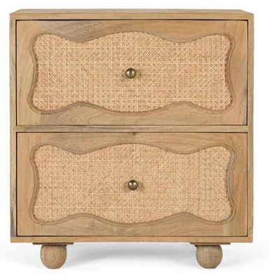 Produktbild von Natura Nachttisch aus Mangoholz, 65 cm x 60 cm x 40 cm Giner y Colomer