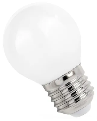 Produktbild von Spectrum LED Filament Leuchtmittel Tropfen Kugel G45 1W E27 opal 100lm 840 neutralweiß 4000K