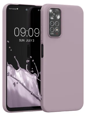 Produktbild von kwmobile Hülle für Xiaomi Redmi Note 11 / Note 11S TPU Case - Handyhülle unterstützt kabelloses Laden, flexible Schutzhülle, gummiertes Cover in Nude