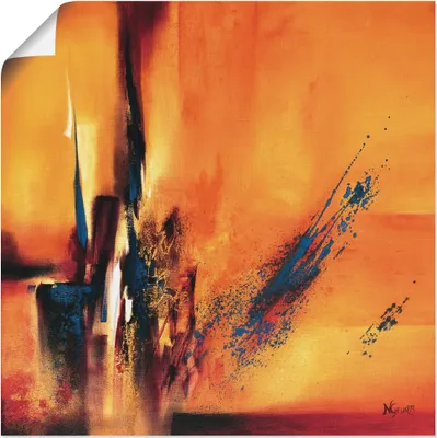 Produktbild von ARTland Poster Abstrakte Impressionen I Größe: 30x30 cm