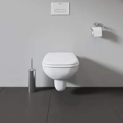 Produktbild von DURAVIT Wand-WC D-Code Tiefspüler mit Spülrand kurz weiß glänzend ohne WC-Sitz 2211090000