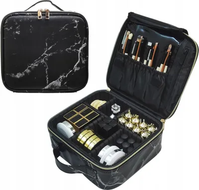Produktbild von Kosmetik Organizer, Kosmetikkoffer, MARMOR