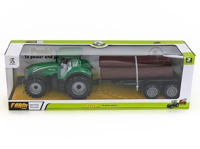 Produktbild von Traktor mit einem Anhänger und einem Fahrt in einer Box 506633 ADAR