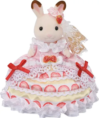 Immagine prodotto di Sylvanian Families 40. Jubiläum: Freya im Erdbeer-Geburtstagskleid, Spielfigur, Figur, 5847