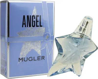 A perfume box and bottle are displayed against a white background.