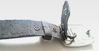 Produktbild von Gürtelschließe Elefant silberfarbig