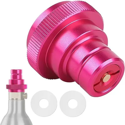 Productafbeelding van CO2 Quick-adapter voor bruiswaterapparaten, compatibel met Duo en Terra, 60L cilinders
