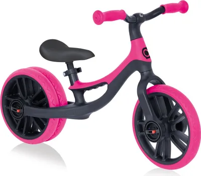 Produktbild von GLOBBER GO BIKE ELITE DUO – Laufrad für Kinder, 10 Zoll TPE-Bereifung, Sattel höhenverstellbar, fuchsia pink