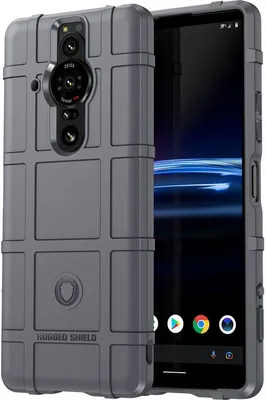 Produktbild von Mobigear Rugged Shield  Sony Xperia Pro-I Hülle Flexibles TPU Backcover Stoßfest - Grau