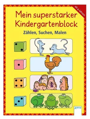 Produktbild von Mein superstarker Kindergartenblock. Zählen, Suchen, Malen