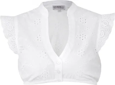 Produktbild von MarJo Dirndlbluse "Kunreuth" Flügelarm | Offwhite Größe: 30
