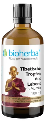 Produktbild von Bioherba Tibetische Tropfen des Lebens mit Mumijo Tinktur 100 ml
