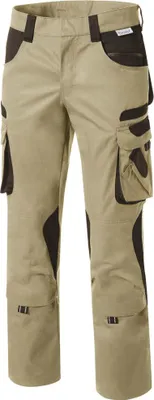 Produktbild von Pionier Bundhose Damen TOOLS, 285 g/m², beige/braun, Gr. 46