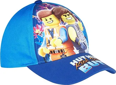 Produktbild von Lego Movie 2 - Kšiltovka "Hat Hat Kick Some Butt" pro děti NS5372 (52 cm) (modrá)