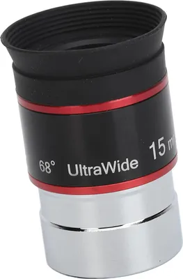 Image de Oculaire ultra grand angle 1,25 pouce 15 mm 68 degrés pour oculaires de télescope Télescopes astronomiques Accessoires