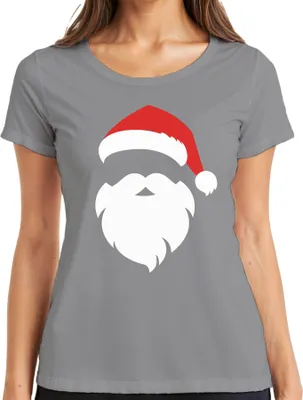Produktbild von Santa Weihnachtsmann Weihnachtsoutfit - Weihnachten Weihnachtsgeschenk Christmas Damen T-Shirt, Grau, XL