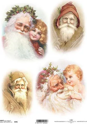 Image de Papier à découper A4 SOFT ITD-S0341 Père Noël