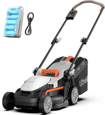 Image de Tondeuse sans fil - Tondeuse électrique - Tondeuse à batterie - Tondeuse pour pelouse - Tondeuse de jardin