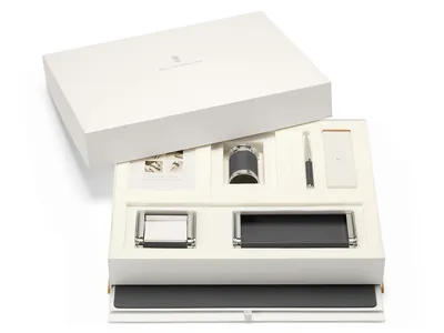 Produktbild von Schreibtischaccessoires Set schwarz schwarz