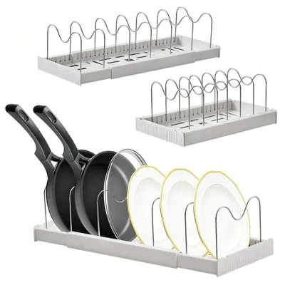 Produktbild von Topfdeckelhalter für Küche mit Verstellbaren Trennwänden