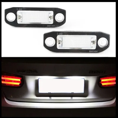 Zdjęcie produktu dla Oświetlenie tablicy rejestracyjnej LED PREMIUM do Volvo C30 S40 V50 S80 V70 XC60 XC70 XC90