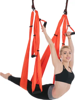 Obrázek produktu pro Joga Hammock Anti-Gravity Swing Hammock Yoga Cloth Hang Swing Yoga Cloth Yoga 250 * 150 cm （Orange）