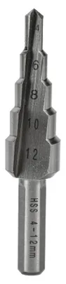 Obrázok produktu pre Stupňovitý vrták Dönges HSS, 4-20 mm