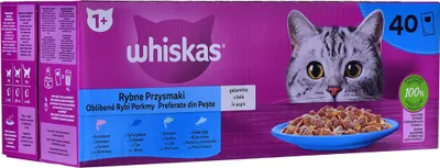 Produktbild von Whiskas krmivo pro kočky Fish Jell-O Snacks 85 G X 40 ks