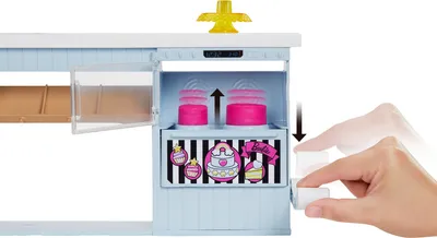 Produktbild von Barbie Bäckerei mit Puppe (pinke Haare), Barbie Set inkl. Zubehör