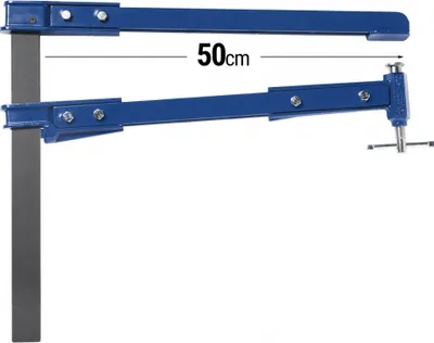 Produktbild von TIEFSPANNSCHRAUBZWINGE PIHER 50K, 60 cm, MIT QUERGRIFF, AUSLADUNG 22 cm
