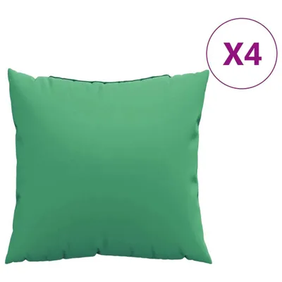 Obrázek produktu pro Polštáře na pohovku 4 ks zelené 40 x 40 cm textil