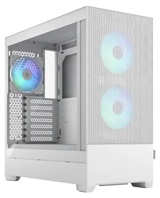 Produktbild von Fractal Design Pop Air RGB ATX Hartglas USB 3.2 Weiß