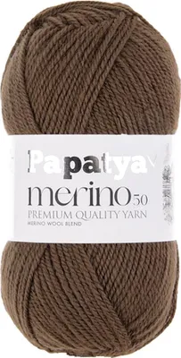 Papatya Merino50 Winterwolle 100g Strickgarn 50% Wolle Oeko-Tex Häkelgarn Farbwahl beigegrau