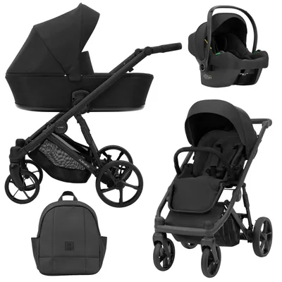 Immagine prodotto di Passeggino Kunert ARIZO 3in1 nero - Passeggino leggero