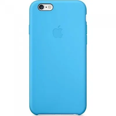 A blue iPhone case is shown against a white background.