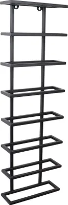 Produktbild von LOFT42 Pinot Wandweinregal – 8 Flaschen – Metall – Schwarz – 87 x 27 x 11 cm